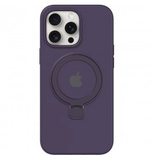 Чохол Silicone Case Full Protective with Ring для Apple iPhone 13 Pro Max (6.7") Purple