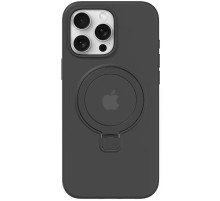 Чохол Silicone Case Full Protective with Ring для Apple iPhone 14 Pro (6.1") Black