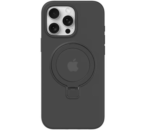 Чохол Silicone Case Full Protective with Ring для Apple iPhone 14 Pro (6.1") Black