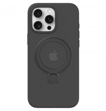 Чохол Silicone Case Full Protective with Ring для Apple iPhone 14 Pro Max (6.7") Black