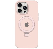 Чохол Silicone Case Full Protective with Ring для Apple iPhone 15 Pro Max (6.7") Pink
