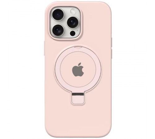 Чохол Silicone Case Full Protective with Ring для Apple iPhone 15 Pro Max (6.7") Pink Чохол Silicone Case Full Protective with Ring для Apple iPhone 15 Pro Max (6.7") Pink