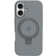 Чохол Silicone Case Full Protective with Ring для Apple iPhone 16 Plus (6.7") Grey