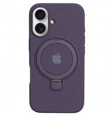 Чохол Silicone Case Full Protective with Ring для Apple iPhone 16 Plus (6.7") Purple