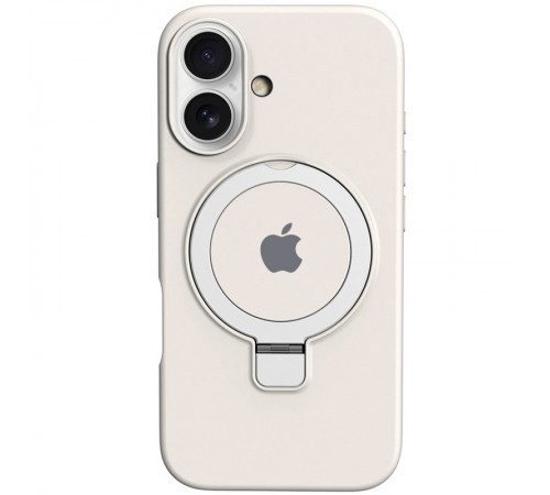 Чохол Silicone Case Full Protective with Ring для Apple iPhone 16 Plus (6.7") White Чохол Silicone Case Full Protective with Ring для Apple iPhone 16 Plus (6.7") White