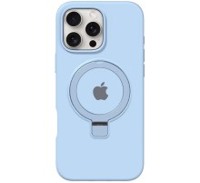 Чохол Silicone Case Full Protective with Ring для Apple iPhone 16 Pro (6.3") Blue