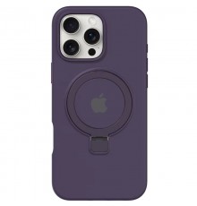 Чохол Silicone Case Full Protective with Ring для Apple iPhone 16 Pro Max (6.9") Purple