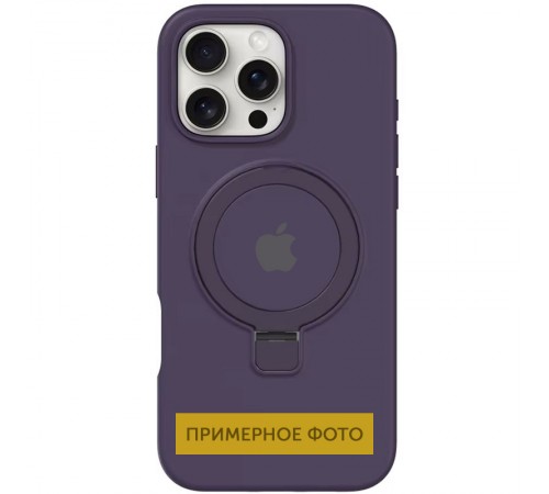 Чохол Silicone Case Full Protective with Ring для Apple iPhone 16e (6.1") Purple Чохол Silicone Case Full Protective with Ring для Apple iPhone 16e (6.1") Purple