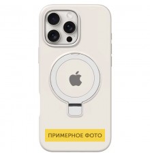 Чохол Silicone Case Full Protective with Ring для Apple iPhone 16e (6.1") White