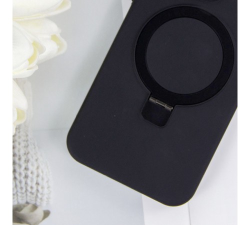 Чохол Silicone Case Full Protective NO LOGO with Ring для Apple iPhone 11 (6.1") Black Чохол Silicone Case Full Protective NO LOGO with Ring для Apple iPhone 11 (6.1") Black