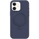 Чохол Silicone Case Full Protective NO LOGO with Ring для Apple iPhone 11 (6.1") Dark Blue