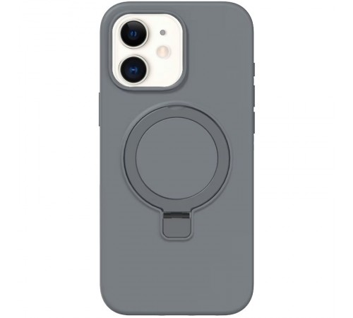 Чохол Silicone Case Full Protective NO LOGO with Ring для Apple iPhone 11 (6.1") Grey Чохол Silicone Case Full Protective NO LOGO with Ring для Apple iPhone 11 (6.1") Grey