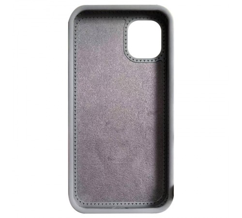 Чохол Silicone Case Full Protective NO LOGO with Ring для Apple iPhone 11 (6.1") Grey Чохол Silicone Case Full Protective NO LOGO with Ring для Apple iPhone 11 (6.1") Grey