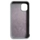 Чохол Silicone Case Full Protective NO LOGO with Ring для Apple iPhone 11 (6.1") Grey