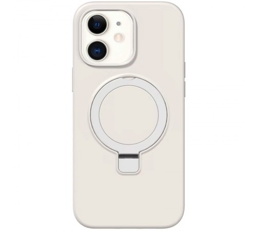 Чохол Silicone Case Full Protective NO LOGO with Ring для Apple iPhone 11 (6.1") White Чохол Silicone Case Full Protective NO LOGO with Ring для Apple iPhone 11 (6.1") White