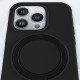 Чохол Silicone Case Full Protective NO LOGO with Ring для Apple iPhone 13 Pro (6.1") Black