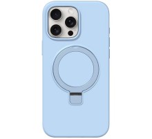 Чохол Silicone Case Full Protective NO LOGO with Ring для Apple iPhone 13 Pro Max (6.7") Blue
