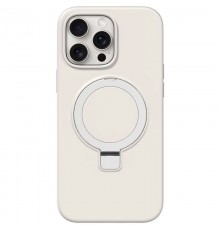 Чохол Silicone Case Full Protective NO LOGO with Ring для Apple iPhone 13 Pro Max (6.7") White