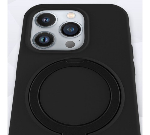 Чохол Silicone Case Full Protective NO LOGO with Ring для Apple iPhone 12 Pro Max (6.7") Black Чохол Silicone Case Full Protective NO LOGO with Ring для Apple iPhone 12 Pro Max (6.7") Black