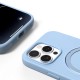 Чохол Silicone Case Full Protective NO LOGO with Ring для Apple iPhone 12 Pro Max (6.7") Blue