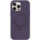 Чохол Silicone Case Full Protective NO LOGO with Ring для Apple iPhone 14 Pro Max (6.7") Purple