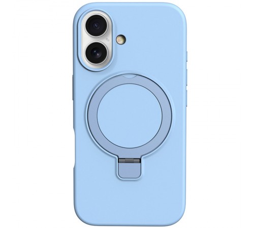 Чохол Silicone Case Full Protective NO LOGO with Ring для Apple iPhone 16 (6.1") Blue Чохол Silicone Case Full Protective NO LOGO with Ring для Apple iPhone 16 (6.1") Blue