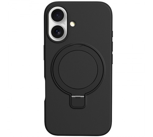 Чохол Silicone Case Full Protective NO LOGO with Ring для Apple iPhone 16 Plus (6.7") Black Чохол Silicone Case Full Protective NO LOGO with Ring для Apple iPhone 16 Plus (6.7") Black