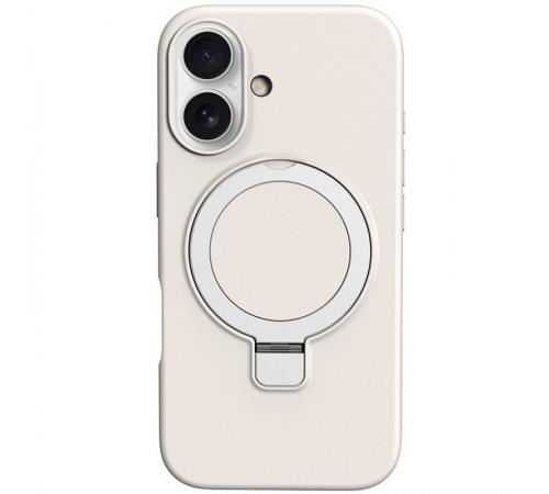 Чохол Silicone Case Full Protective NO LOGO with Ring для Apple iPhone 16 Plus (6.7") White Чохол Silicone Case Full Protective NO LOGO with Ring для Apple iPhone 16 Plus (6.7") White