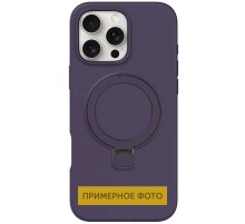 Чохол Silicone Case Full Protective NO LOGO with Ring для Apple iPhone 16e (6.1") Purple