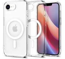 Чохол SGP Ultra Hybrid (MagFit) для Apple iPhone 16e (6.1") Прозорий
