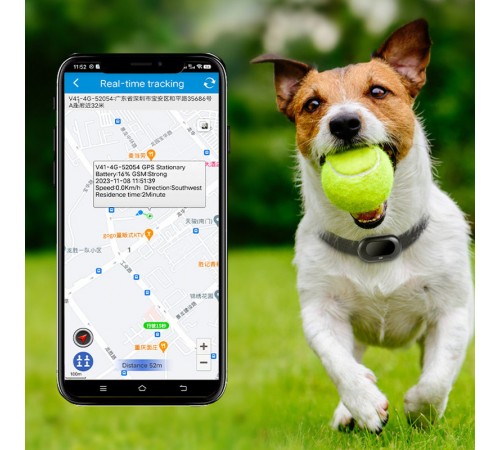 Трекер GPS для тварин V41 Pet Tracker SIM (4GLTE+3GWCDMA+2GGSM) 1300mAh Black Трекер GPS для тварин V41 Pet Tracker SIM (4GLTE+3GWCDMA+2GGSM) 1300mAh Black