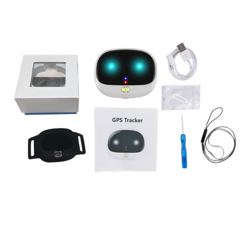 Трекер GPS для тварин V43 Pet Tracker SIM (4GLTE+3GWCDMA+2GGSM) 1300mAh White Трекер GPS для тварин V43 Pet Tracker SIM (4GLTE+3GWCDMA+2GGSM) 1300mAh White