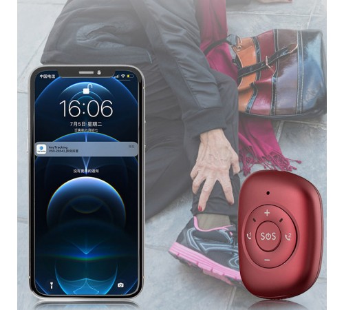 Трекер GPS V50 Tracker Pendant SIM (4G LTE with 2G GSM fallback) 1000mAh Red Трекер GPS V50 Tracker Pendant SIM (4G LTE with 2G GSM fallback) 1000mAh Red
