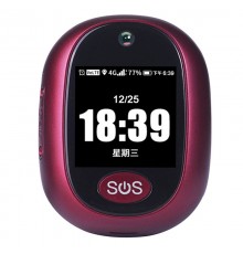 Трекер GPS V45 Tracker Pendant with display SIM (4GLTE with 2GGSM fallback) 6000mAh Red