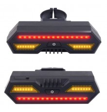 Трекер GPS велосипедний V03B Bike Tacker+Auto Tail Light 2in1 SIM (4GLTE+3GWCDMA+2GGSM) 140/2400mAh Black