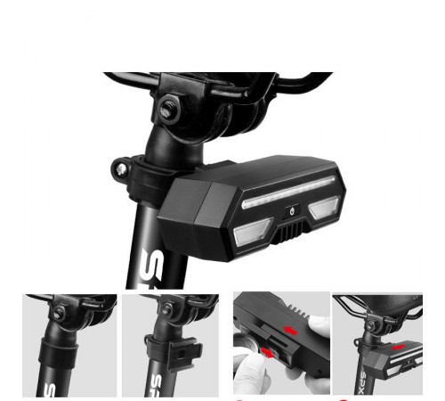 Трекер GPS велосипедний V03B Bike Tacker+Auto Tail Light 2in1 SIM (4GLTE+3GWCDMA+2GGSM) 140/2400mAh Black Трекер GPS велосипедний V03B Bike Tacker+Auto Tail Light 2in1 SIM (4GLTE+3GWCDMA+2GGSM) 140/2400mAh Black