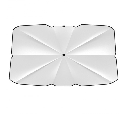 Сонцезахисна парасолька для автомобіля (1.40x0.80m) Black Сонцезахисна парасолька для автомобіля (1.40x0.80m) Black
