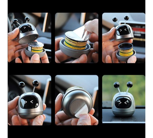 Ароматизатор у машину Little Robot Gray Ароматизатор у машину Little Robot Gray