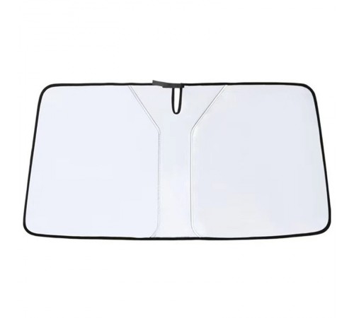 Портативний сонцезахисний автомобільний козирок на лобове скло (1.40x0.70m) White Портативний сонцезахисний автомобільний козирок на лобове скло (1.40x0.70m) White