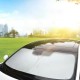 Портативний сонцезахисний автомобільний козирок на лобове скло (1.40x0.70m) White