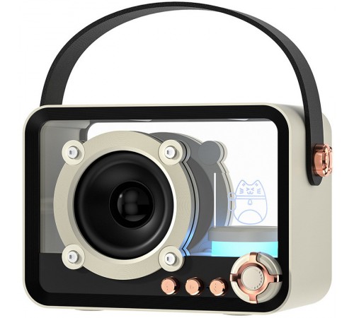 Bluetooth колонка QD05 Retro Style Biege