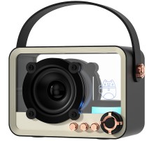 Bluetooth колонка QD05 Retro Style Black