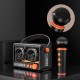 Bluetooth колонка QD03 Transparent з мікрофоном Black