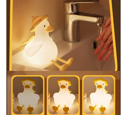 Нічник QW-D18 Duckling White / Yellow Нічник QW-D18 Duckling White / Yellow