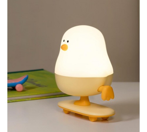 Нічник L63 Chicken on a Skateboard White / Yellow Нічник L63 Chicken on a Skateboard White / Yellow