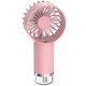Портативний вентилятор SL610 з водяним охолодженням 500mAh Pink