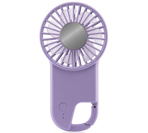 Портативний вентилятор SQT-BF2 з карабіном 1800mAh Purple Портативний вентилятор SQT-BF2 з карабіном 1800mAh Purple