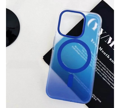 Чохол TPU+PC Phantom with MagSafe для Apple iPhone 13 / 14 (6.1") Blue