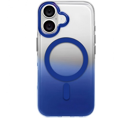 Чохол TPU+PC Phantom with MagSafe для Apple iPhone 16 (6.1") Blue Чохол TPU+PC Phantom with MagSafe для Apple iPhone 16 (6.1") Blue