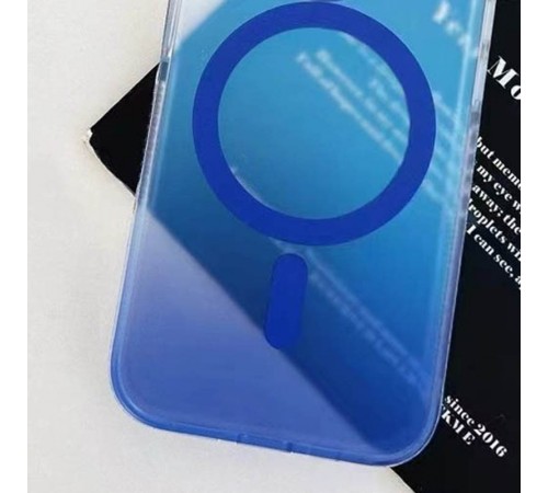 Чохол TPU+PC Phantom with MagSafe для Apple iPhone 16 (6.1") Blue Чохол TPU+PC Phantom with MagSafe для Apple iPhone 16 (6.1") Blue